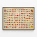 Vintage-Poster der maritimen Pavillons aus aller Welt — gerahmtes Bild an der Wand