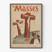 Vintage-Poster The Masses - Illustration 1915 für Wanddekoration