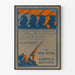 Vintage-Poster The Men of the Mountain - Retro-Wanddekoration