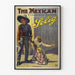 Vintage-Poster The Mexican Western Drama - Retro-Wanddekoration