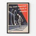 Vintage-Poster 'The Most Important Wheels in America' Wanddekoration Eisenbahn