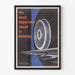 Vintage-Poster Amerikanisches Zugrad