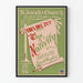 Vintage-Poster Die Geburt - Retro-Wanddekoration