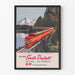 Vintage-Poster Shasta Daylight, Zug Portland - San Francisco