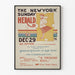 Vintage-Poster The New York Sunday Herald Dezember 29