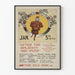 Vintage-Poster The New York Sunday Herald Januar 1896 für Wanddekoration