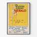 Vintage-Poster The New York Sunday Herald, 29. März 1896
