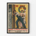 Vintage-Werbeplakat gegen Tuberkulose - Präventionsposter des Roten Kreuzes
