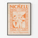 Vintage-Poster The Nickell für November – Retro-Wanddekoration