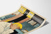 Vintage-Poster The Old Book Man - Retro- und künstlerische Wanddekoration