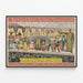 Vintage-Poster Barnum & Bailey Greatest Show on Earth — gerahmtes Bild an der Wand