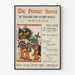 Vintage-Poster The Pioneer Series für literarische Wanddekoration