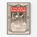 Vintage-Poster The Pocket Magazine August 1896 - Retro-Wanddekoration