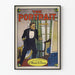 Vintage-Poster The Portrait, dramatisches Design im Stil des frühen 20. Jahrhunderts