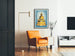 Poster des Porträts des Smaragd-Buddha in Meditation