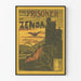 Vintage-Poster Der Gefangene von Zenda von Anthony Hope
