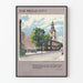 Dekoratives Poster der Kirche St. Clement Danes - Die stolze Stadt