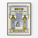 Vintage-Poster Queen City Inks - Druckertinten-Werbung