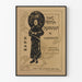 Vintage-Poster The Real Chinaman - Asiatische Dekorationsillustration