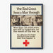 Altes Poster Rote Kreuz Kriegsspital