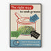 Vintage-Poster Küche: Die beste Methode zum Garen von grünen Gemüsesorten