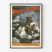 Vintage-Poster „Unter dem Polarstern“ – Romantisches Spektakel und Polarexpedition