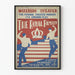 Vintage-Poster Theater The Royal Family - Künstlerische Wanddekoration