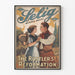 Vintage Western-Poster Die Reformation des Raufers