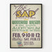 Vintage-Poster Theater The Sap - Retro-Wanddekoration Artem Legrand