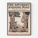 Vintage-Poster The Saturday Evening Post 1906 – Retro-Wanddekoration