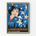 Vintage-Poster Solskensflickan - Wanddekoration für Kino-Retro