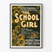 Vintage-Musikposter The School Girl