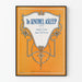 Retro-Poster The Sentinel Asleep - Vintage-Wanddekoration