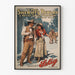Vintage Western Poster Der Sheriff Belohnung