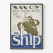 Vintage-Poster The Ship Wanddekoration Schiff