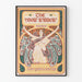 Vintage-Poster The Snow Window November – Retro-Wanddekoration