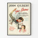 Vintage-Kinoposter The Show mit John Gilbert