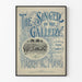 Vintage-Poster The Singer im Gallery-Stil Musikplakat