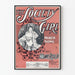 Vintage-Poster The Society Girl - Retro-Wanddekoration