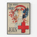 Vintage-Poster The Spirit of America - Poster der Amerikanischen Rotkreuz-Organisation