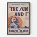 Plakat Theater The Sun and I – Stil Vintage Art Déco