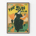 Künstlerischer Vintage-Poster „If You See It in The Sun“ für Wanddekoration