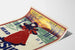 Vintage-Poster The Sun - Winterliches Eiskunstlaufen