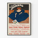 Vintage-Poster The Sunday Journal - Retro-Wanddekoration