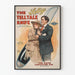 Vintage-Dekorationsposter - The Tell Tale Knife Western Drama