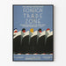 Vintage-Poster aus dem internationalen Handelsviertel in New York 1937