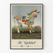 Künstlerischer Poster The Vegetabull - Originelle Wanddekoration Gemüse