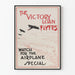 Vintage-Poster The Victory Loan Flyers - Thematische Wanddekoration mit Flugzeug und Zug