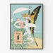 Plakat The Waterbury Papillon und Göttin Jugendstil