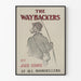 Vintage-Poster im Stil der The Waybackers mit Bleistiftzeichnung